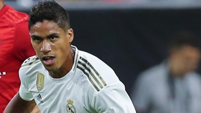 Varane en el partido contra el Bayern Múnich