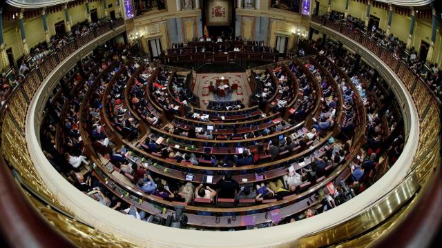 El Congreso de los Diputados en la sesión de investidura de este lunes.