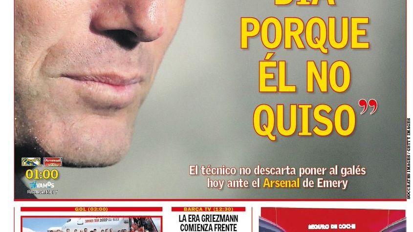 La portada del diario AS (23/07/2019)