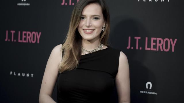 Bella Thorne en uno de sus últimos eventos públicos.
