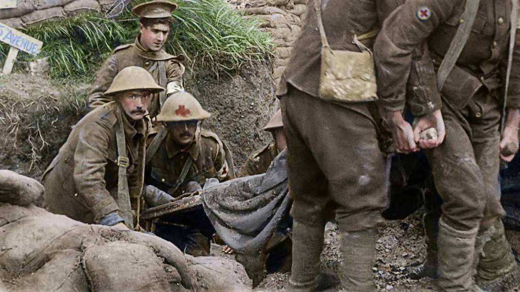 Fotograma de 'Ellos no envejecerán'.