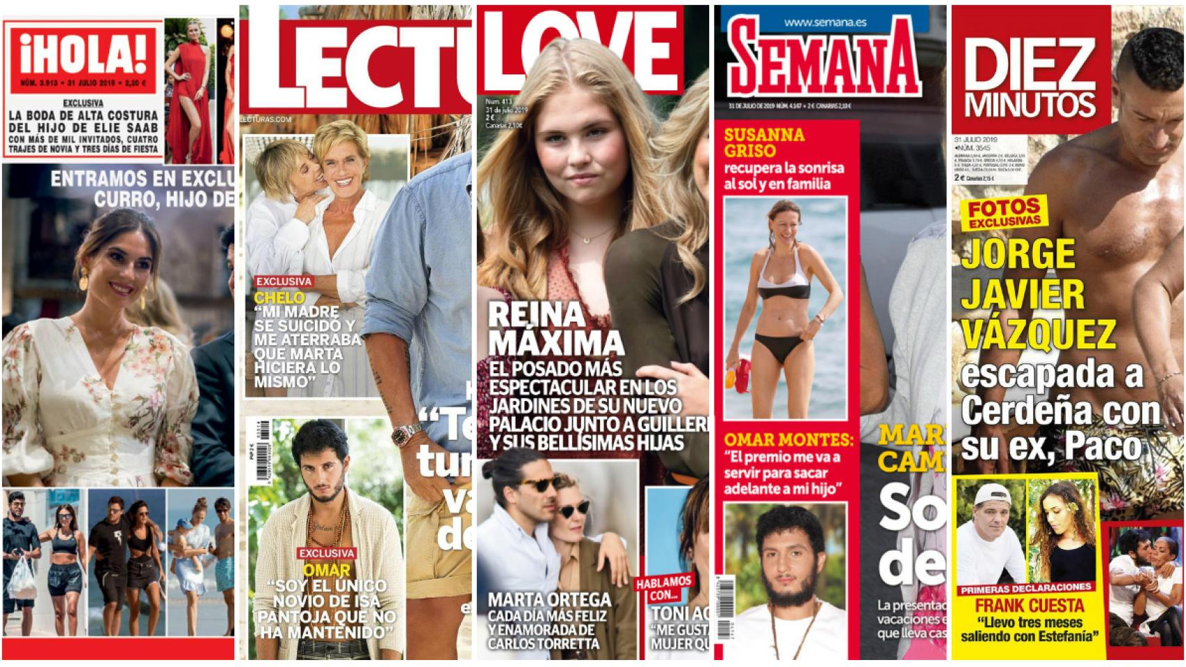 Estas son las revistas de este miércoles.