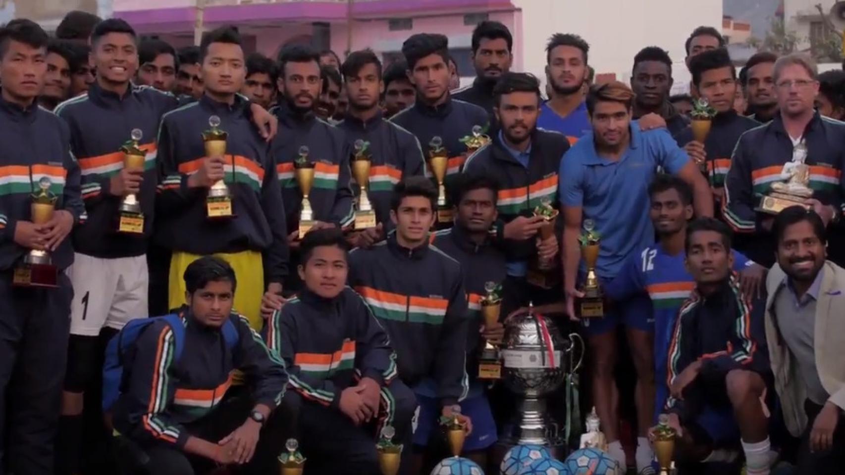 India ocupa el puesto 101 en el ránking de la FIFA, por detrás de Palestina.