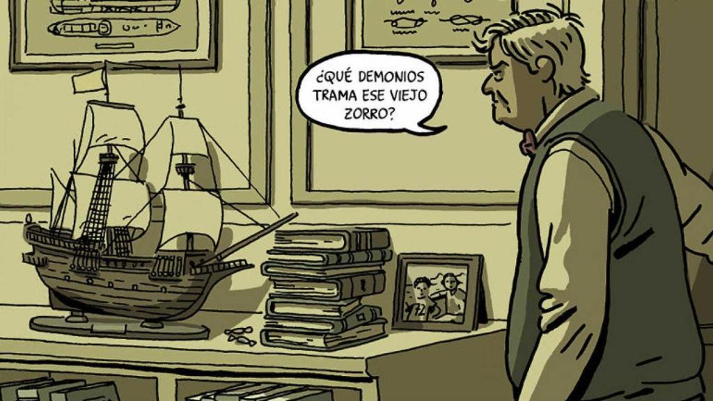 Viñeta del cómic original.