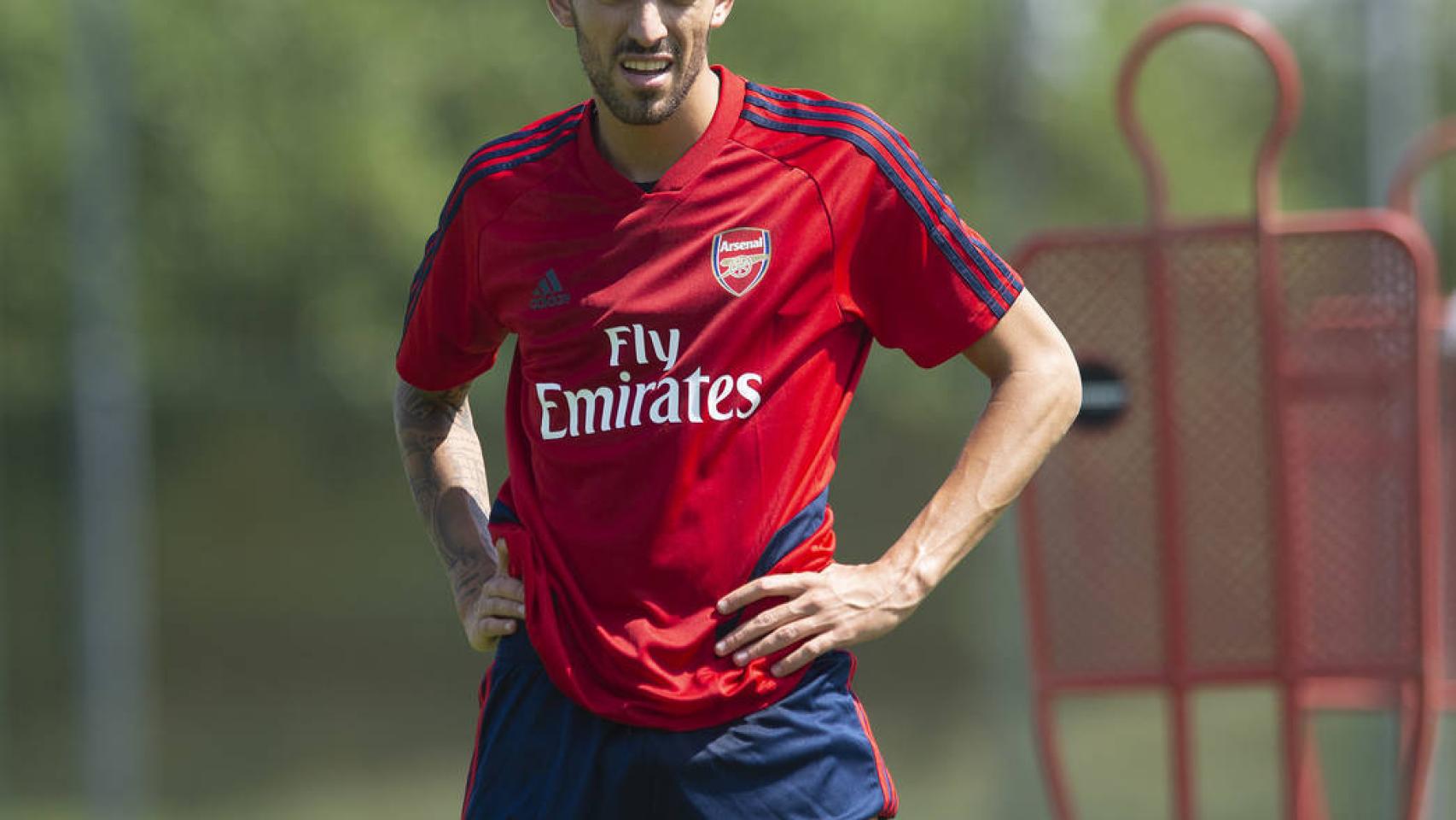 Ceballos entrena con el Arsenal