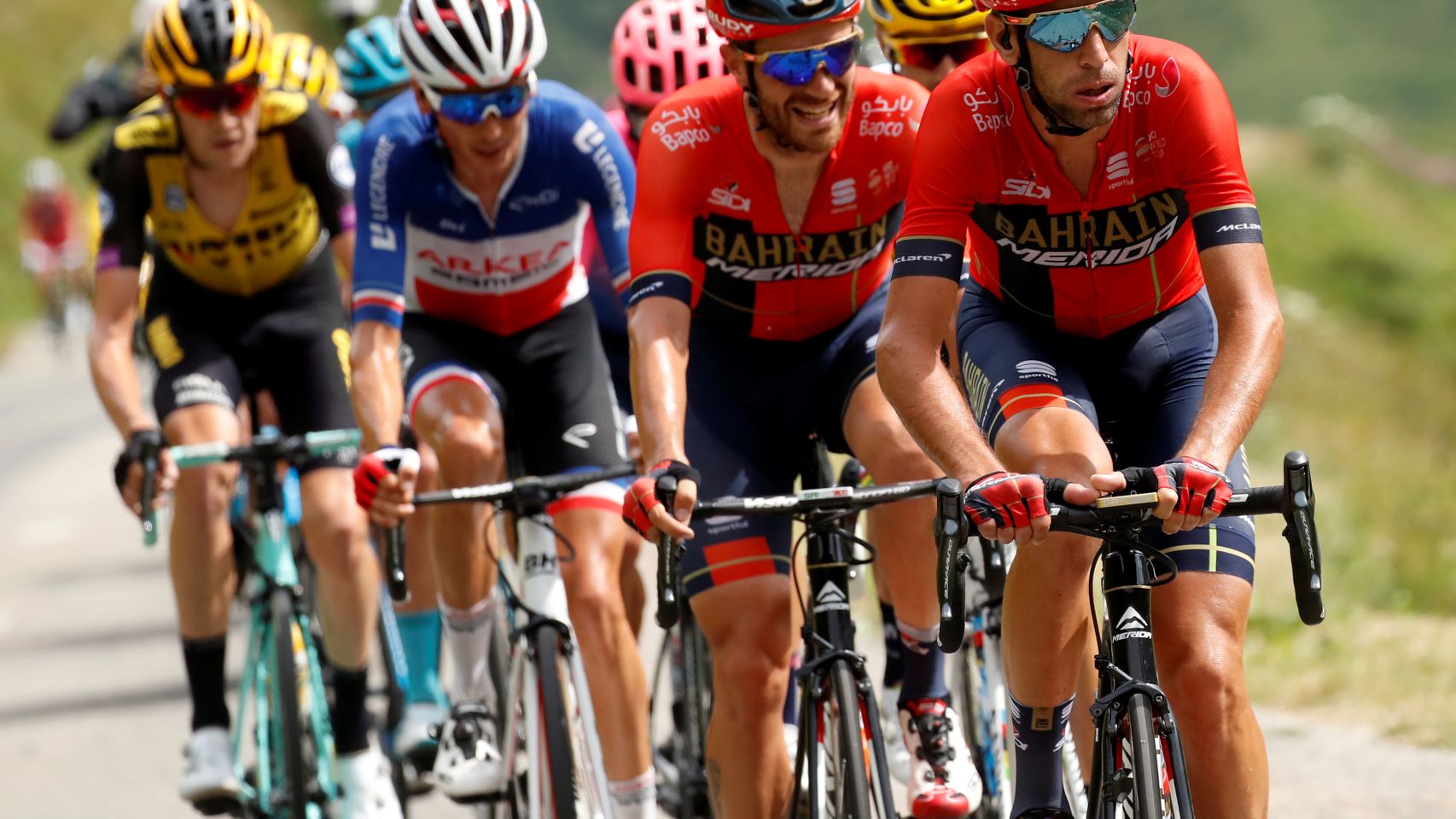 Pelotón en el Tour de Francia.