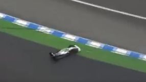 Así fue el accidente de Bottas que le dejó fuera del GP de Alemania de F1