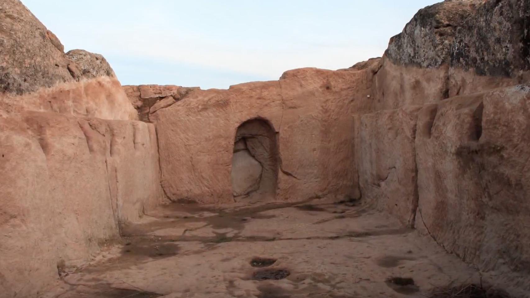 Yacimiento arqueológico de 'La Cava'.