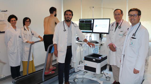 El equipo que forma la nueva Unidad de Cardiología Deportiva de la Fundación Jiménez Díaz.