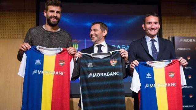 Gerard Piqué, en un acto del FC Andorra