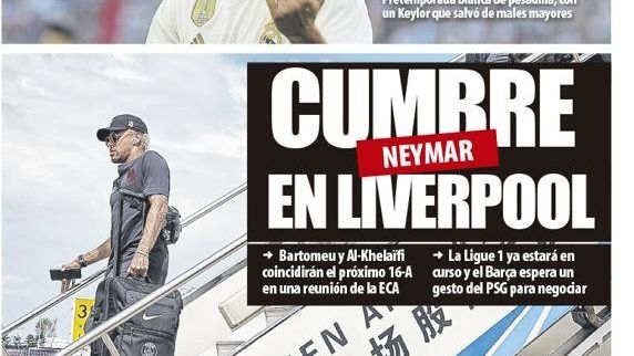 Portada Mundo Deportivo (31/07/19)