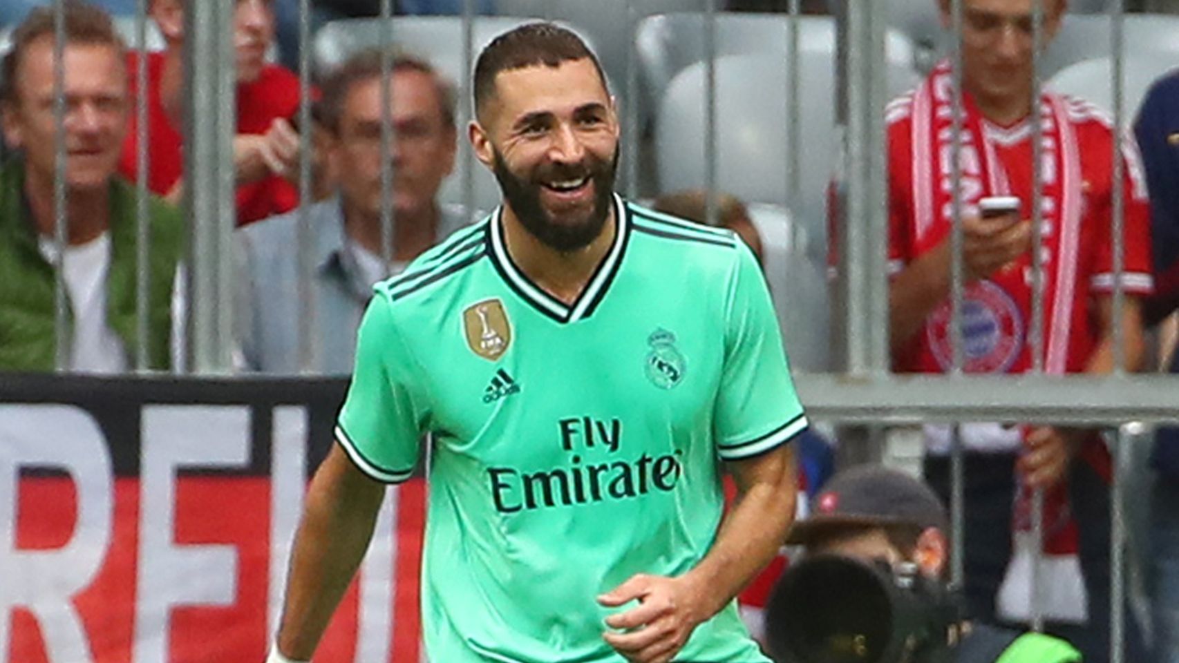 Karim Benzema, en un partido del Real Madrid