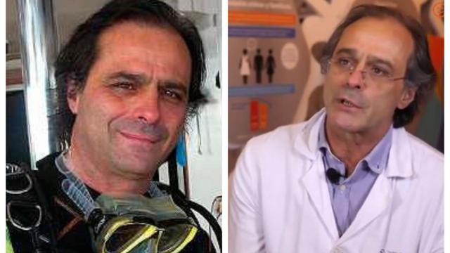El doctor Fojón aúna su faceta de médico y buceador