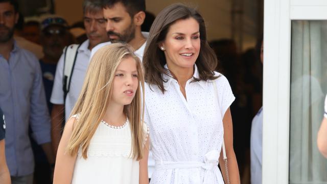 Los reyes han acudido a su primer acto en Palma de Mallorca.