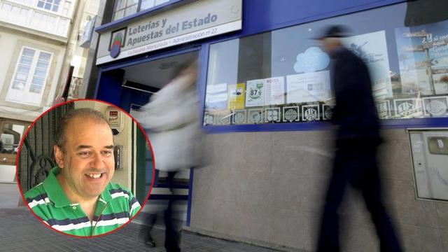 Manuel Reija, lotero que presuntamente engañó al propietario del boleto premiado de la Primitiva.