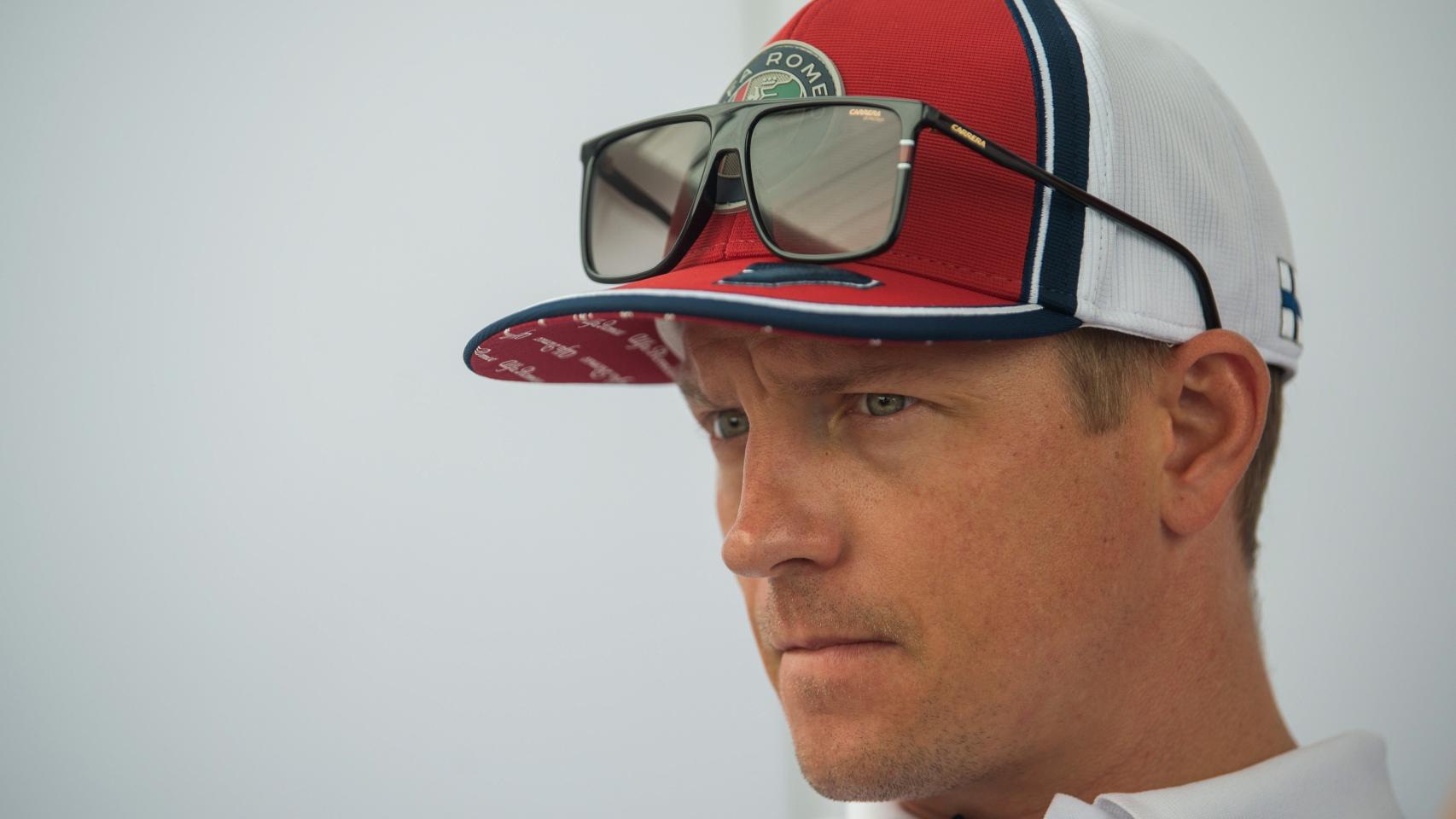Raikkonen, durante el GP de Hungría