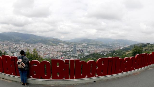 Una fotografía de los cielos nublados en el País Vasco.
