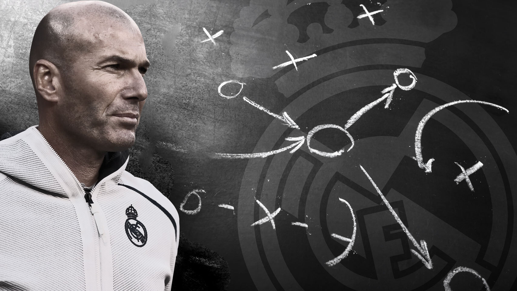 La pizarra de Zinedine Zidane
