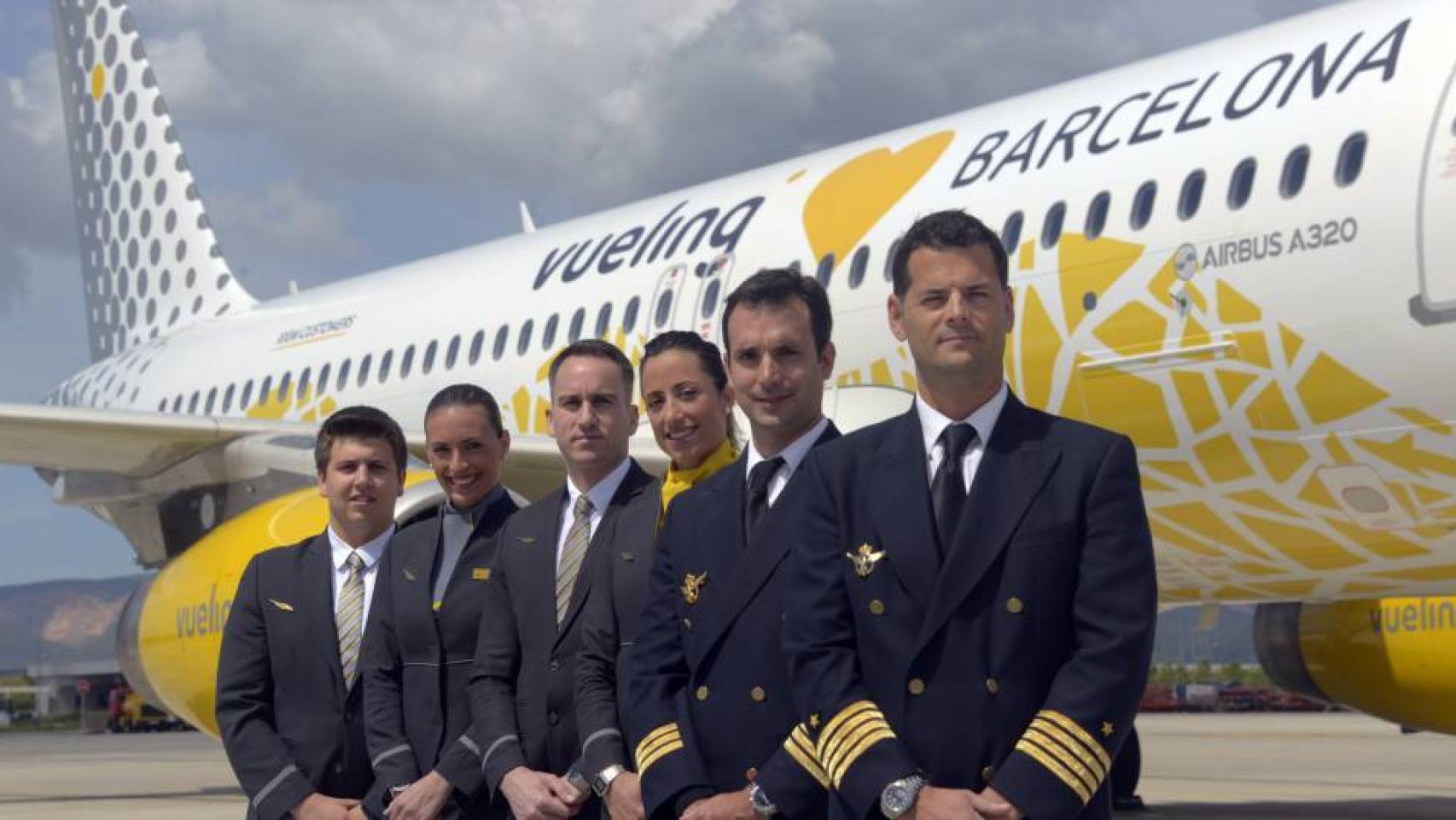 Pilotos de Vueling, en una imagen de archivo.