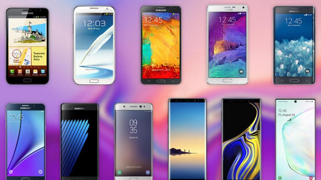 Samsung Galaxy Note: la evolución de la gran apuesta de Samsung