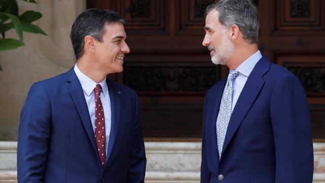 Pedro Sánchez y Felipe VI en una imagen de archivo.