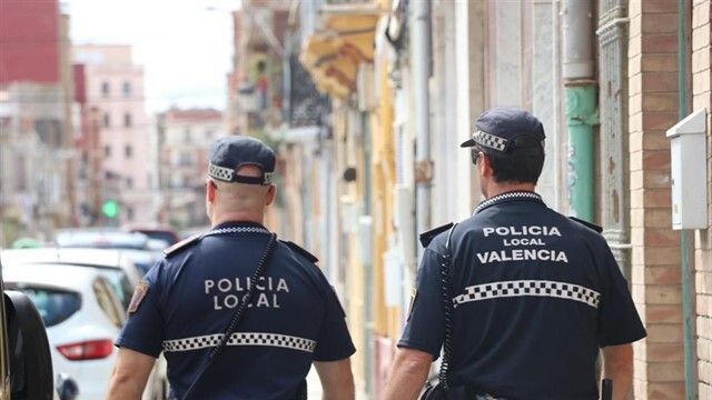 Agentes de la Policía Local de Valencia