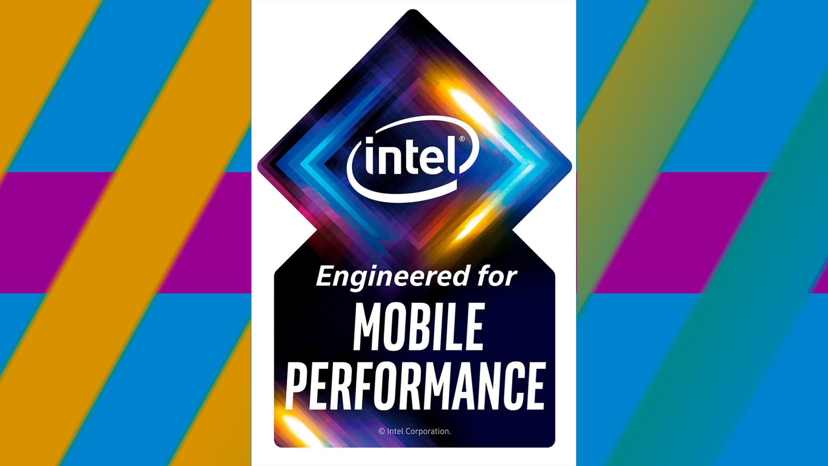 Pegatina de Intel.