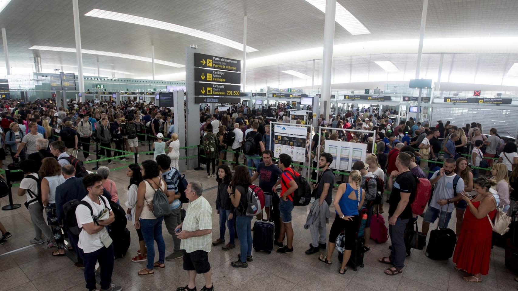 El aeropuerto de El Prat en una imagen de archivo