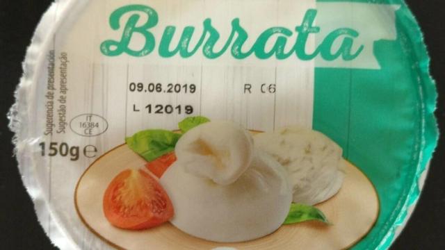 La burrata de Mercadona.