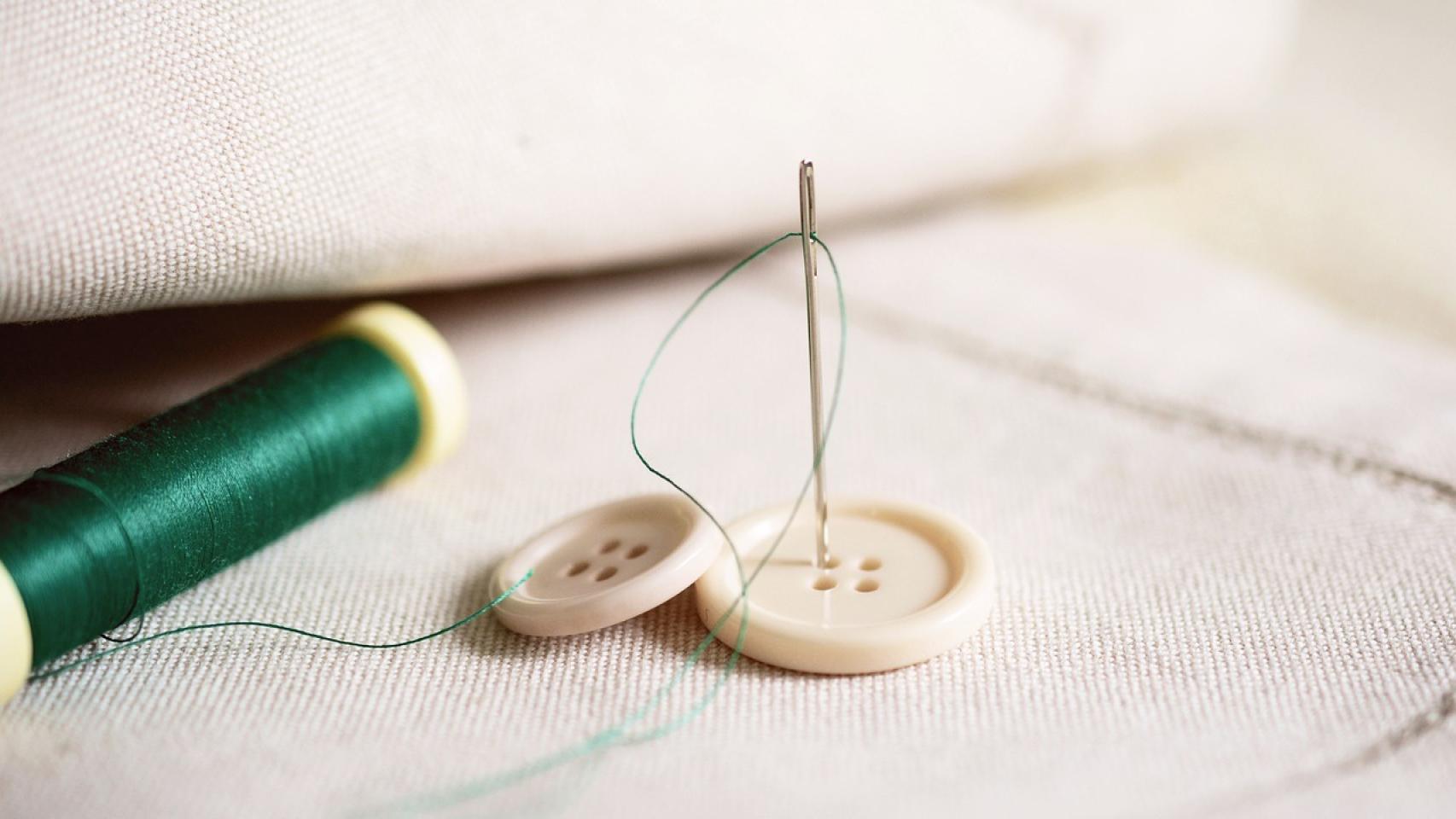 Coser un botón nunca ha sido tan sencillo