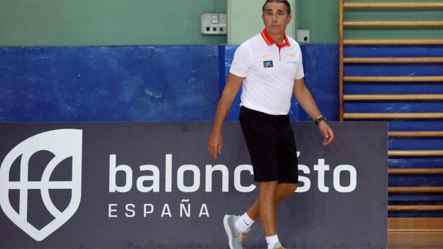 Scariolo, durante un entrenamiento