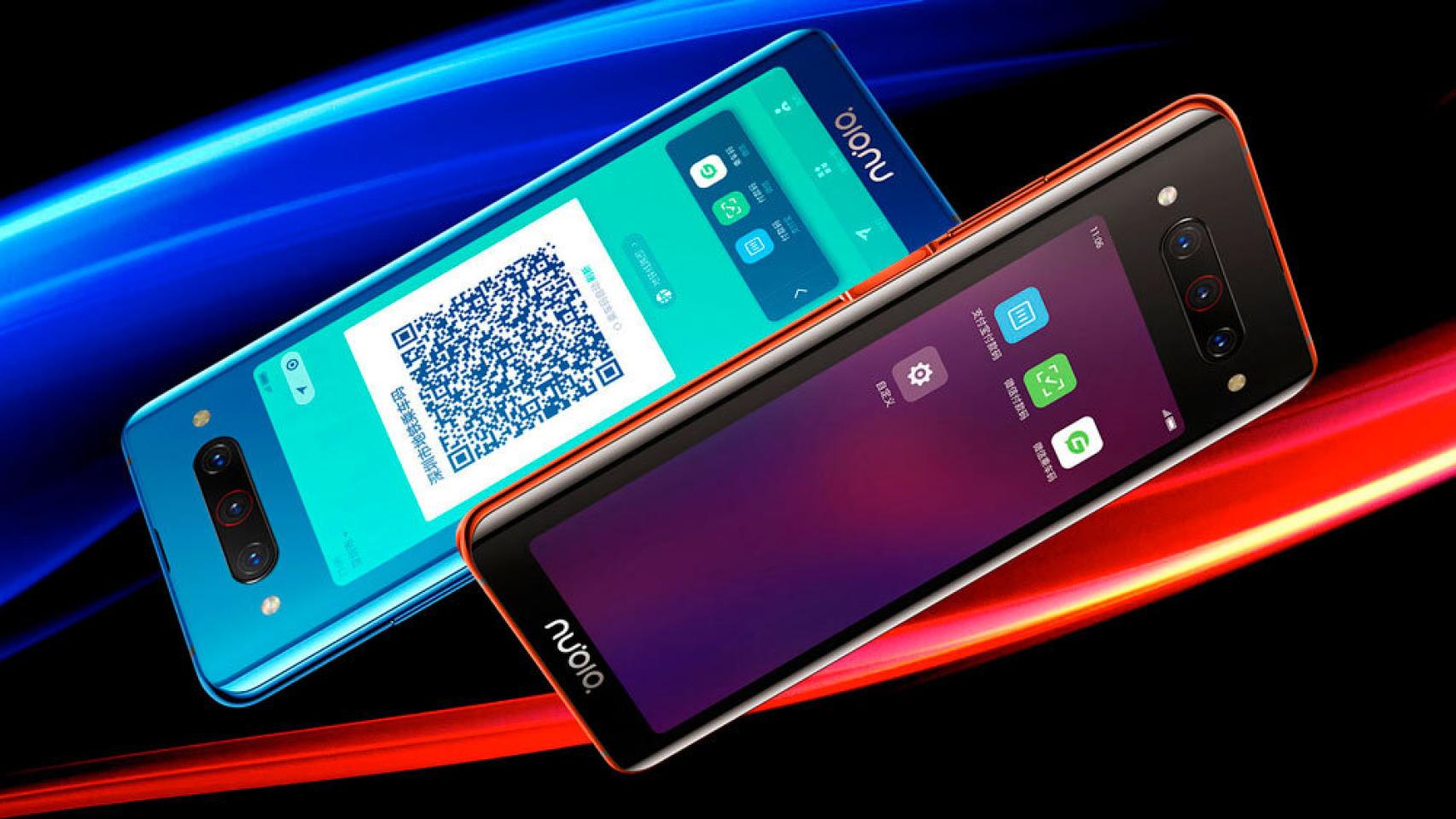 El nuevo Nubia Z20 duplica las pantallas y hasta el lector de huellas