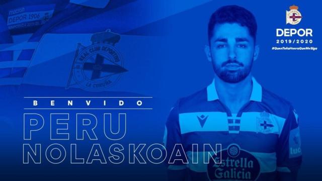 Oficial: Nolaskoain, nuevo jugador del Deportivo