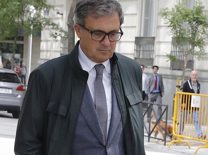 Jordi Pujol Junior llegando a la Audiencia Nacional.