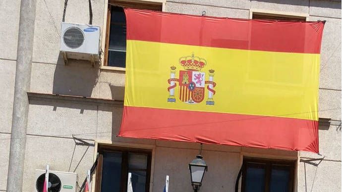 Imagen de la bandera de Villamayor (Archivo)
