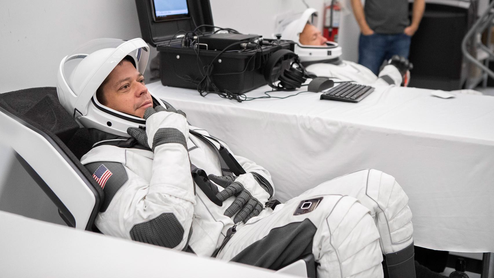 Traje espacial para los astronautas de SpaceX