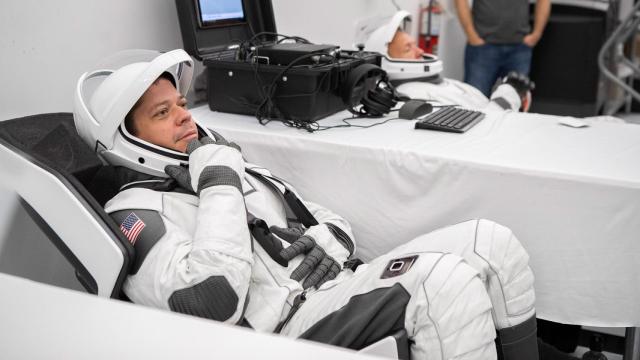 Traje espacial para los astronautas de SpaceX