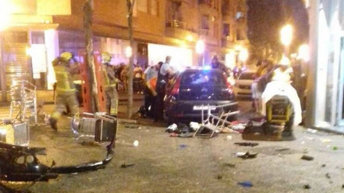 Una imagen del lugar del suceso publicada por La Vanguardia