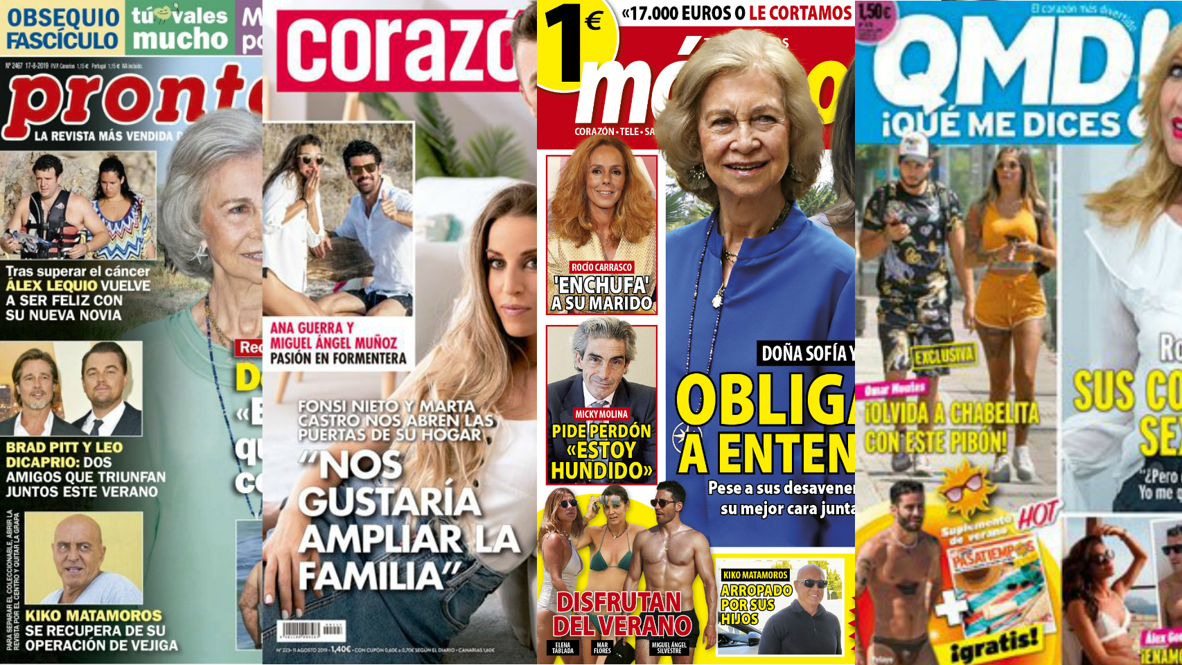 Las portadas de este lunes.