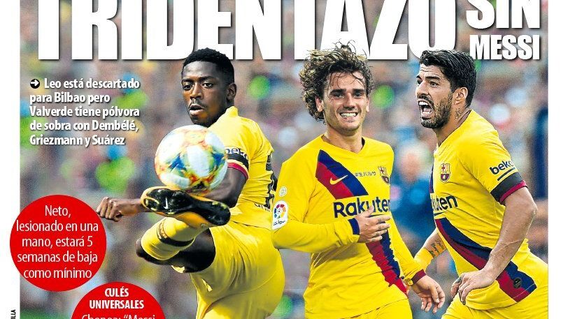 La portada del diario Mundo Deportivo (12/08/2019)