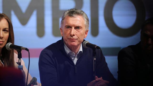 Macri, este domingo tras conocer los resultados electorales