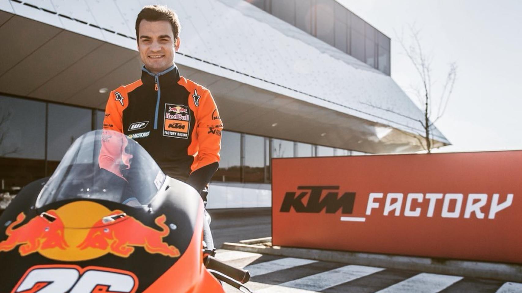 Dani Pedrosa, con KTM. Foto; Twitter (@26_DaniPedrosa)