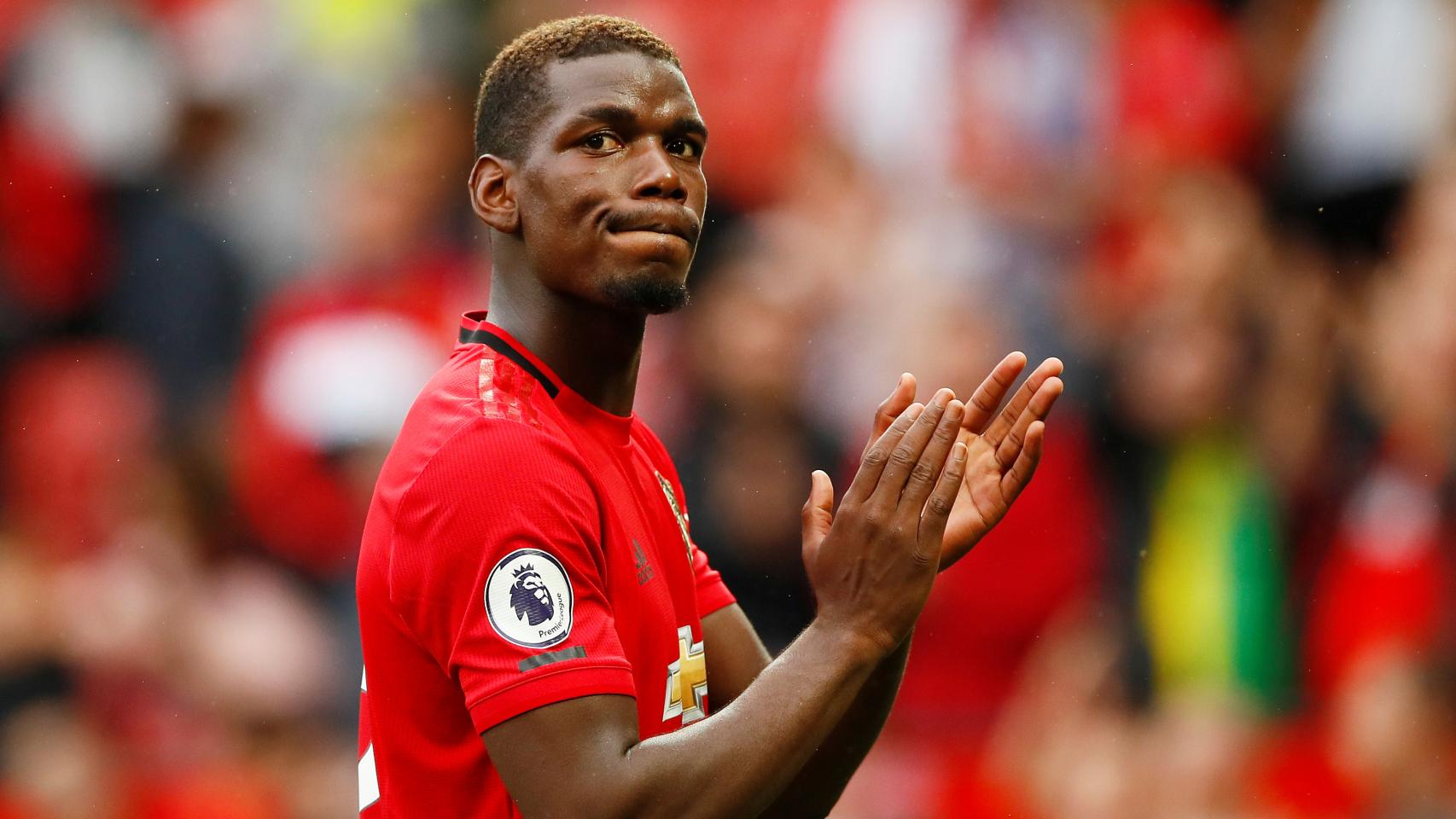 Pogba, con el Manchester United