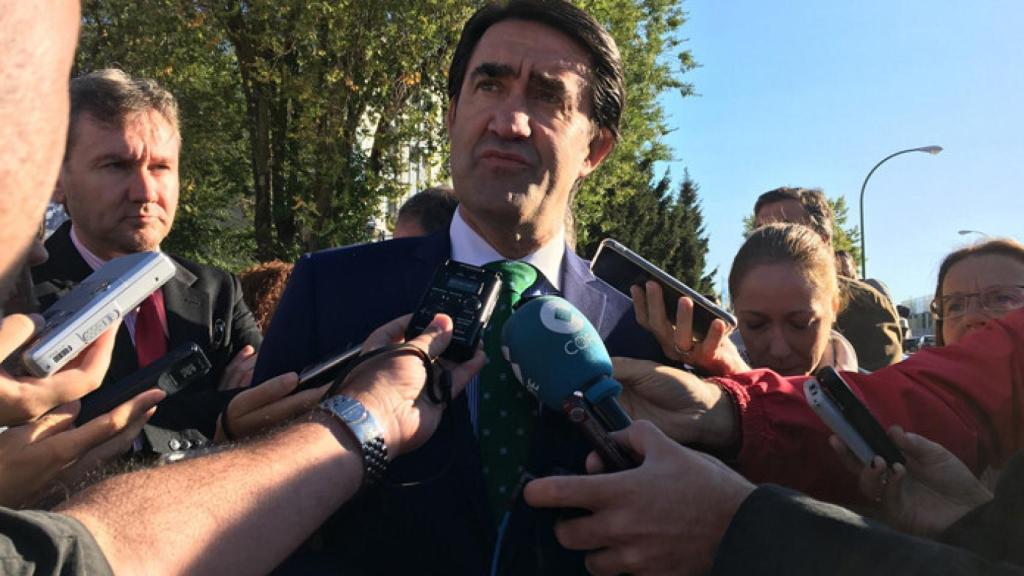 Suárez-Quiñones en una visita