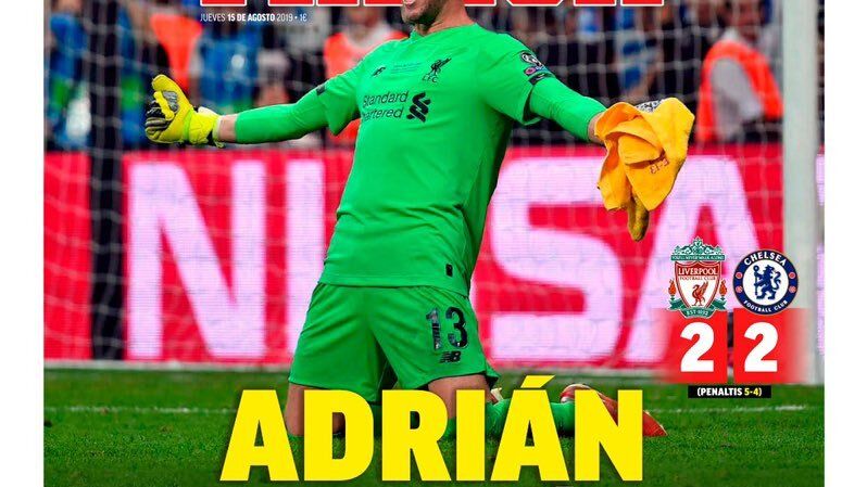 Portada de MARCA (15/08/19)