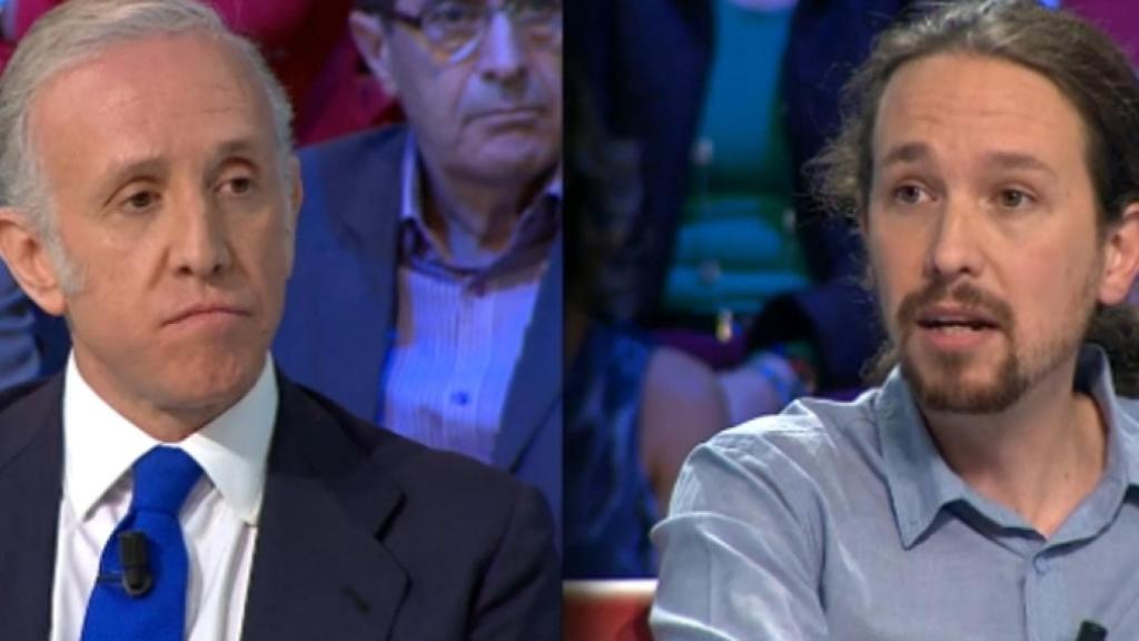 Eduardo Inda y Pablo Iglesias