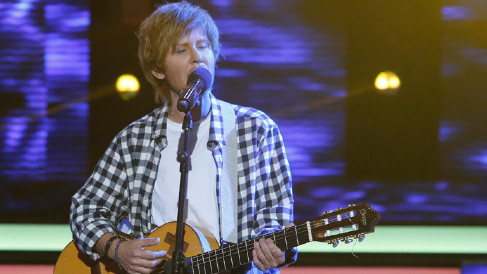 Vicky Larraz como Ed Sheeran en 'Tu cara me suena'