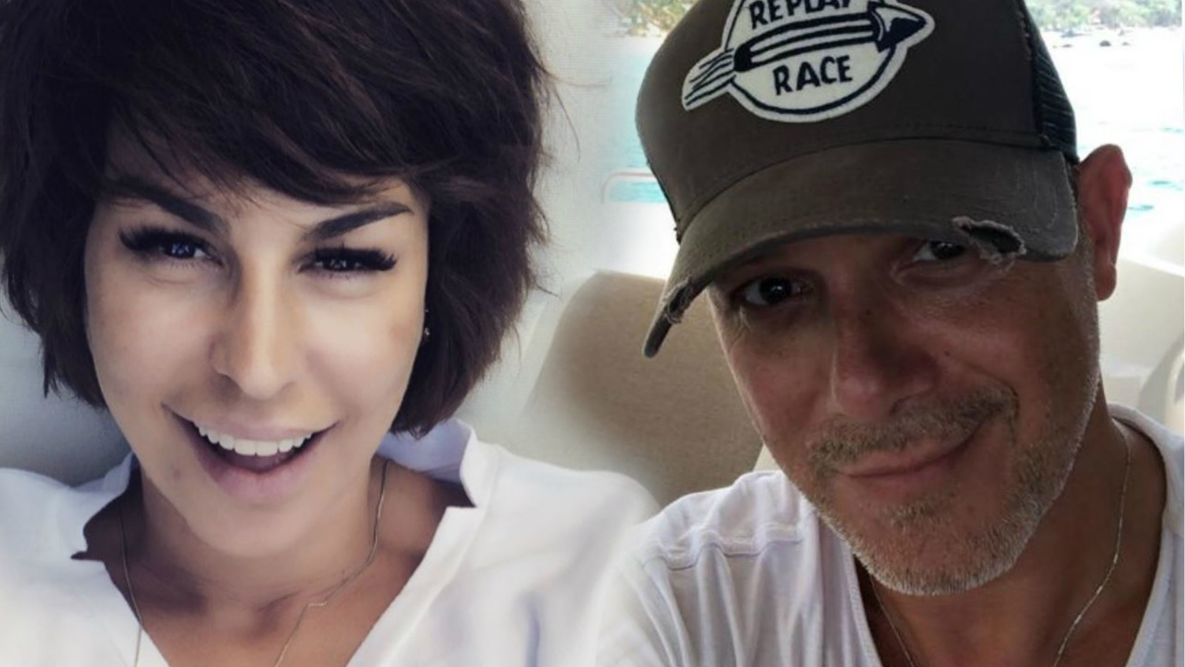 Raquel Perera y Alejandro Sanz, en un montaje de Jaleos.