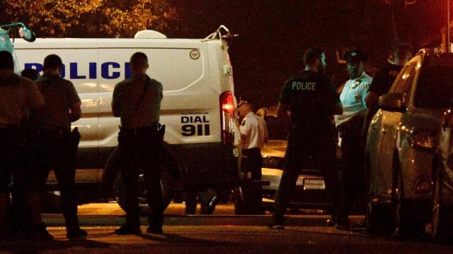 Imágenes del dispositivo montado tras el tiroteo de Filadelfia.