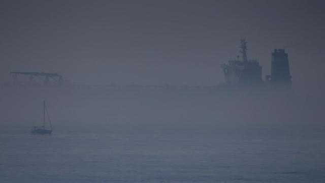 Imagen del petrolero iraní 'Grace 1', retenido en Gibraltar.